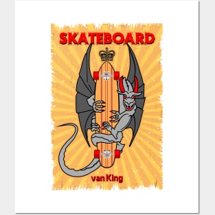 van King - Dragon Lady Longboard - Cartaz Posters and Art